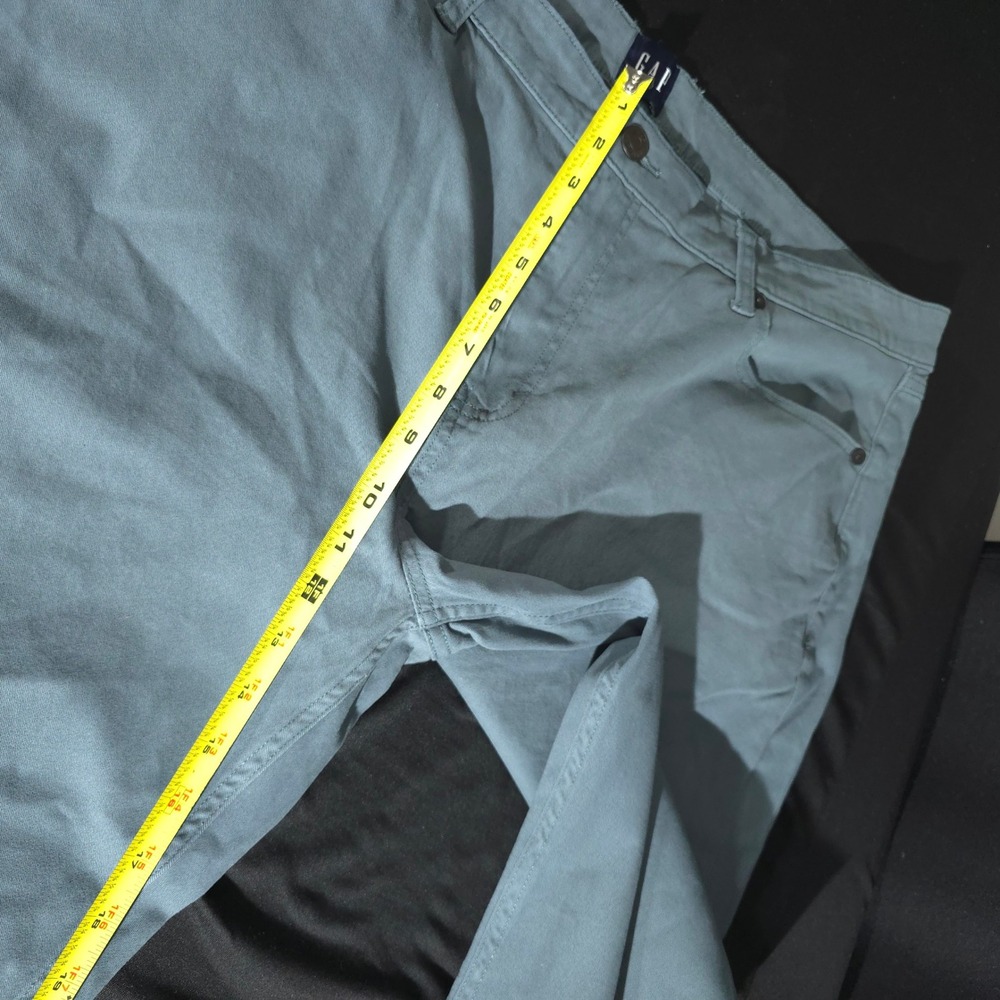 GAP 5 Pocket Pant Mens 40x30 Blue Slim Fit Stretch Twill GP007911 Cotton Casual - Picture 3 of 12